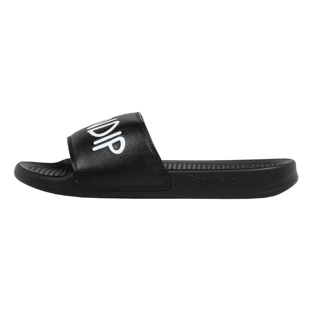 RIPNDIP - Simple Logo Slides, Black 3 RIPNDIP - Simple Logo Slides, Black