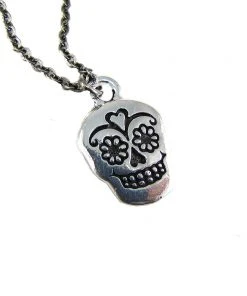 Ornamental Things - Sugar Skull Necklace