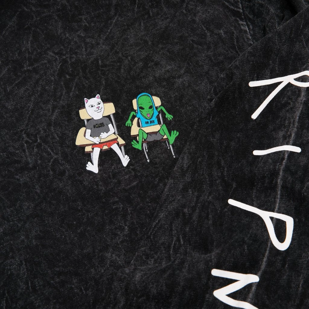 Mens RIPNDIP - Butz Up Men's L/S Tee, Black Mineral Wash 4 Mens RIPNDIP - Butz Up Men's L/S Tee, Black Mineral Wash