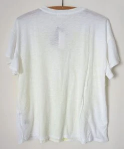 Trends Sunny Daze Tie Dye Flutter Sleeve Women's Top, White