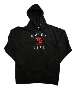 The Quiet Life - Classic Shhh Pullover Men's Hood, Black Mens