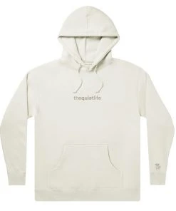 The Quiet Life - Origin Embroidered Pullover Men's Hood, Bone