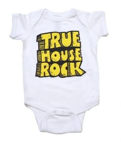 TRUE - True House Rocks Infant One Piece, White