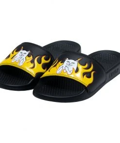 RIPNDIP - Welcome To Heck Slides, Black Flame