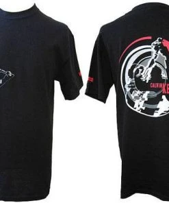 WideHive Records Mens Calvin Keys - Vertical Clearance Shirt, Black